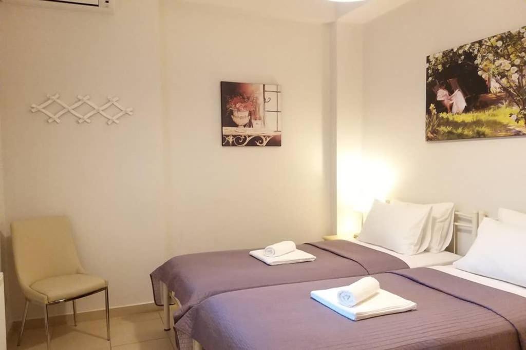 New, Modern, Bright And Independent Apartment 83 M2, With Garden, 5Min To The Beach And The City Center Kalamata Dış mekan fotoğraf